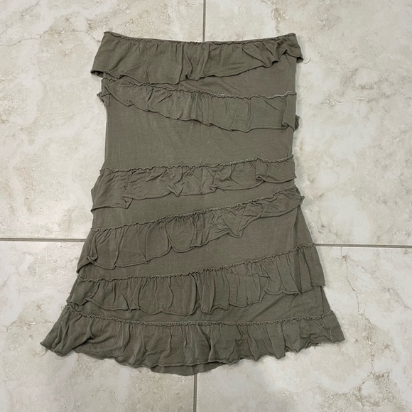 American Rag Ruffle Strapless Top - Picture 6 of 7